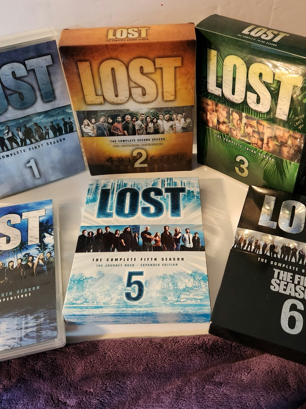 LOST The Complete Series Seasons 1-6 DVD Box Sets Lot - ABC TV Show (37 Discs)